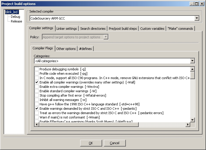 obrázek IDE-set-project-build-compiler-screen